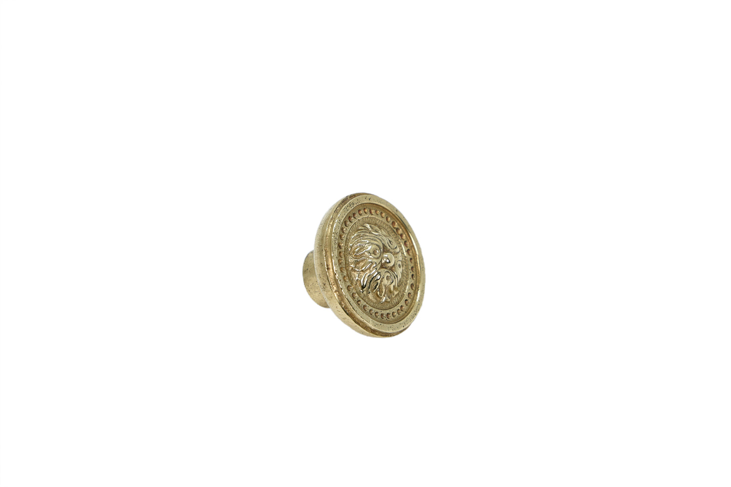 Orbo Brass Knob – Minimal Form, Modern Impact