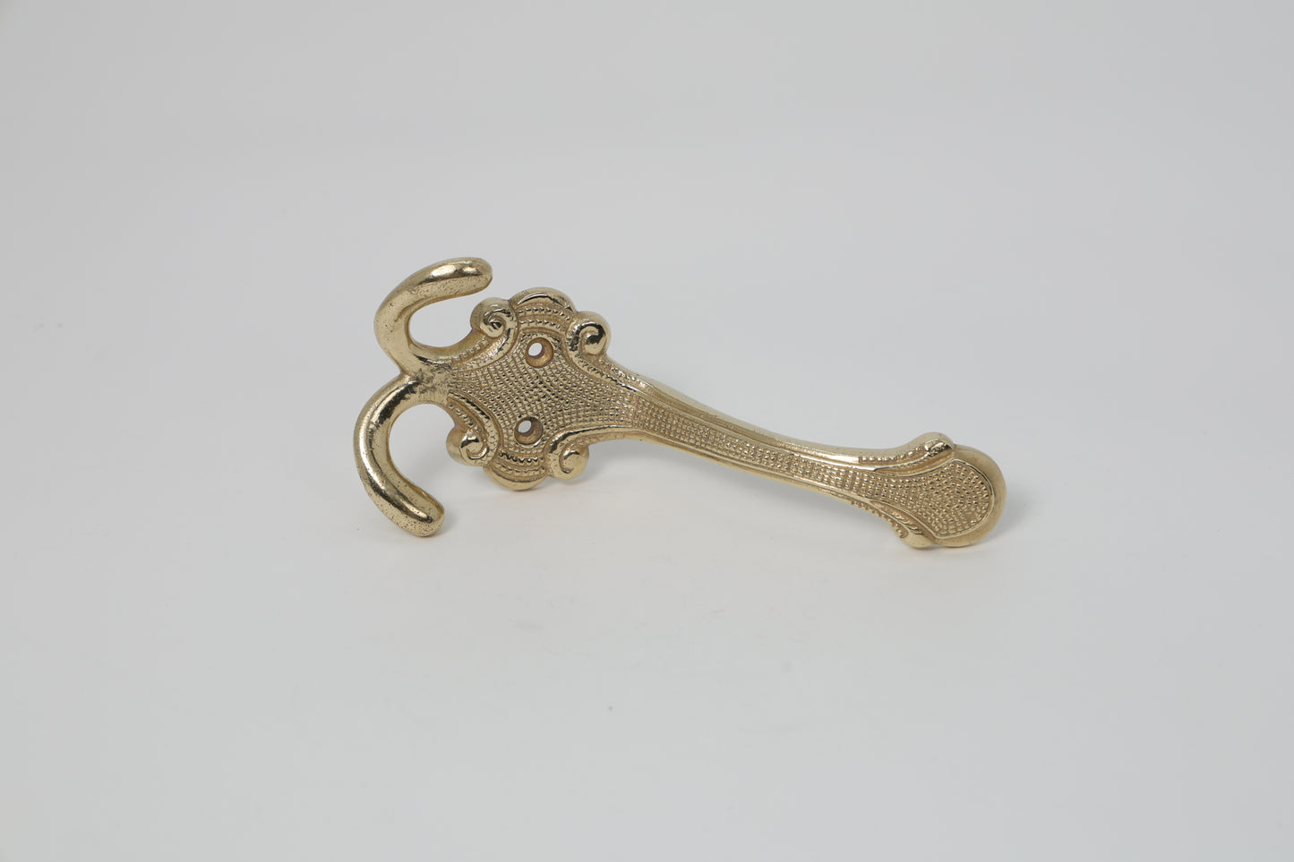 Brass DuoWall Hook – Contemporary Double-Hook Design