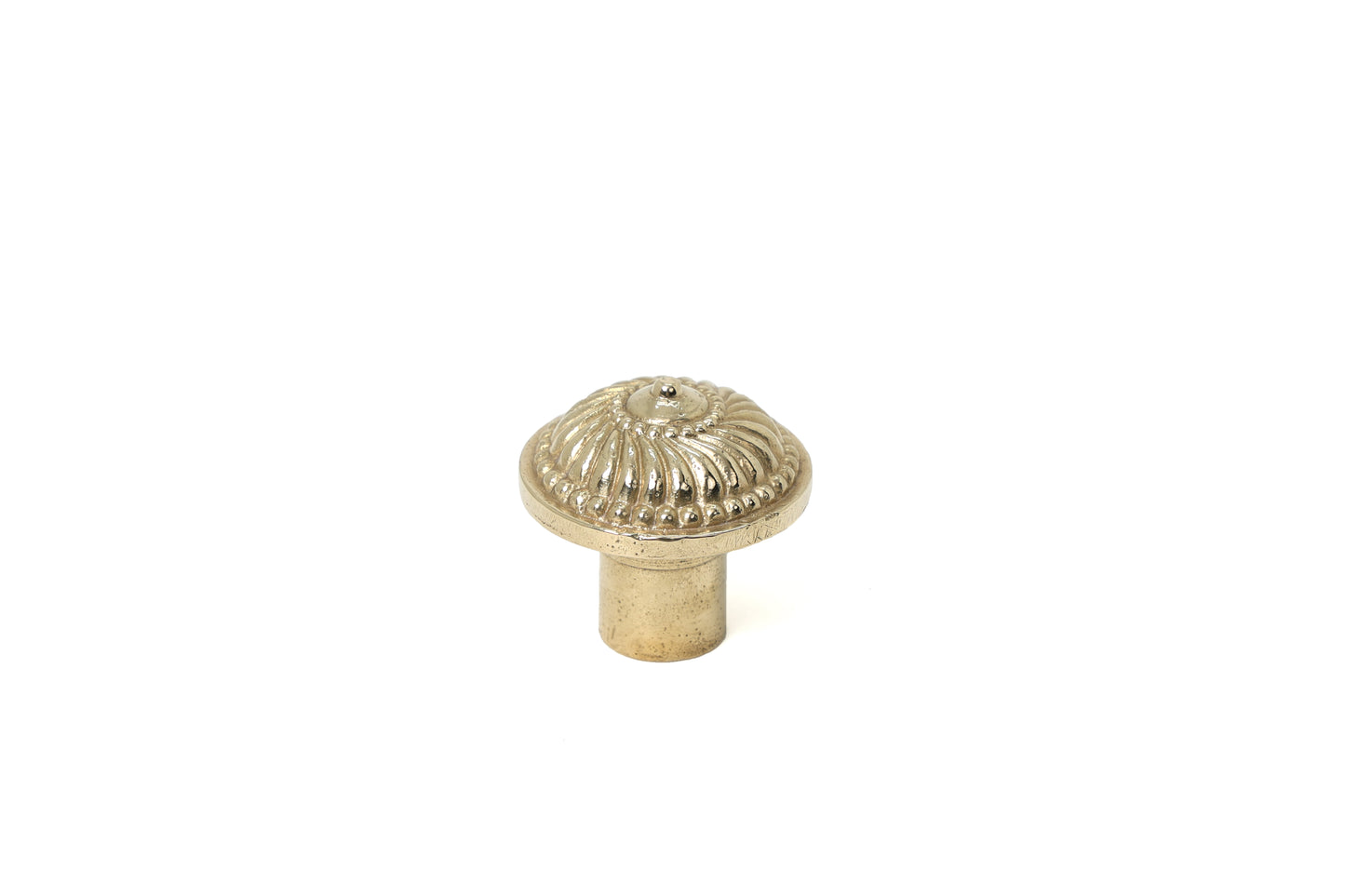 Vortex Brass Knob – Swirling Elegance in Solid Brass