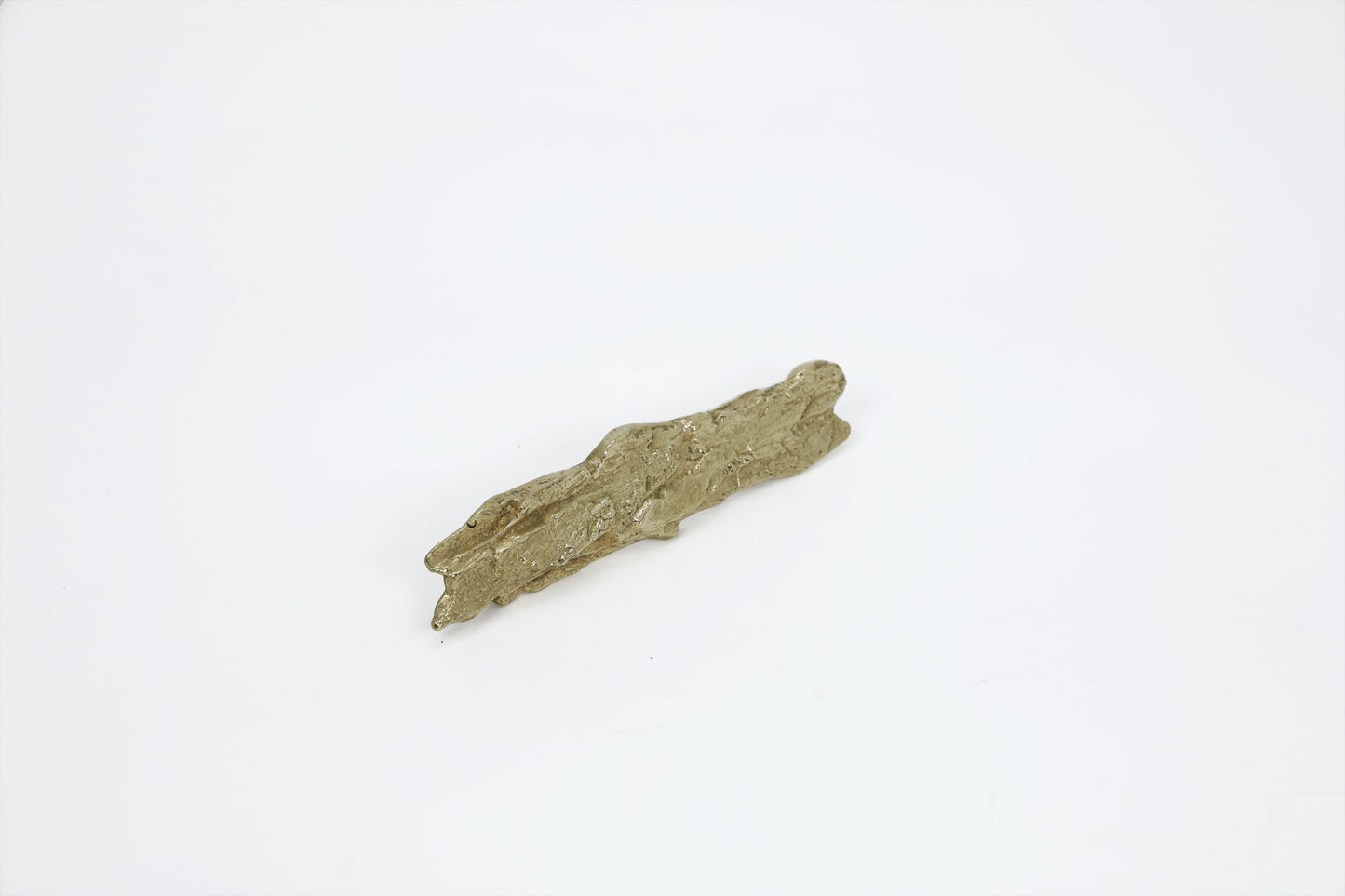 Verdant Bark Pull – Brass Cabinet Handle | The Bespoke Crafts