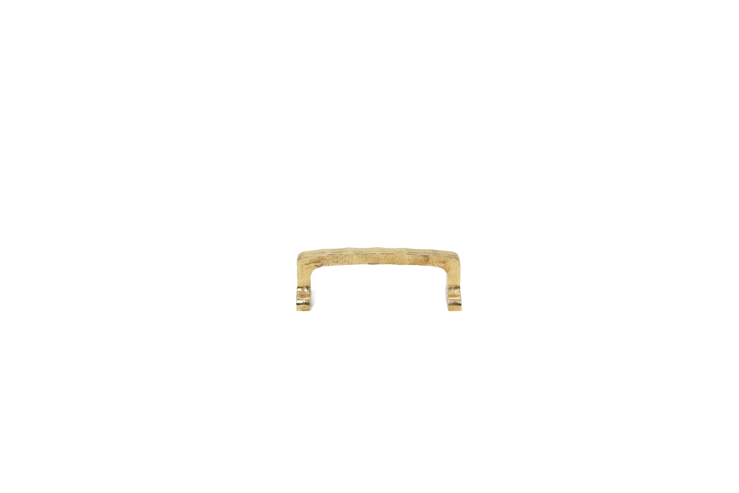 Faceted Textured Brass Drawer Pull – Geometric Solid Brass Handle in 4 Sizes | The Bespoke Crafts