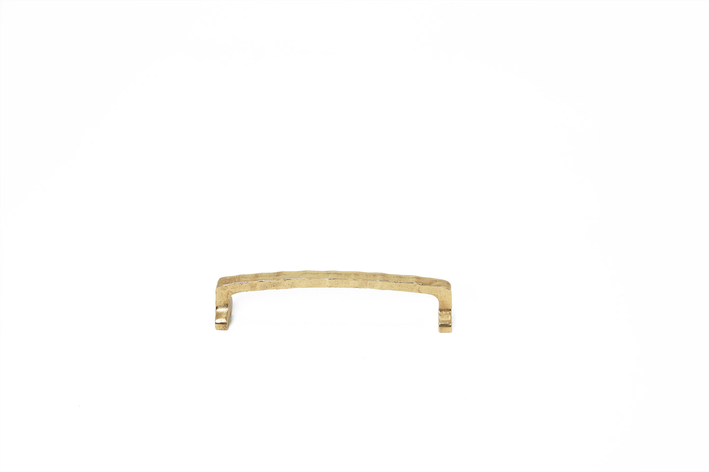 Faceted Textured Brass Drawer Pull – Geometric Solid Brass Handle in 4 Sizes | The Bespoke Crafts