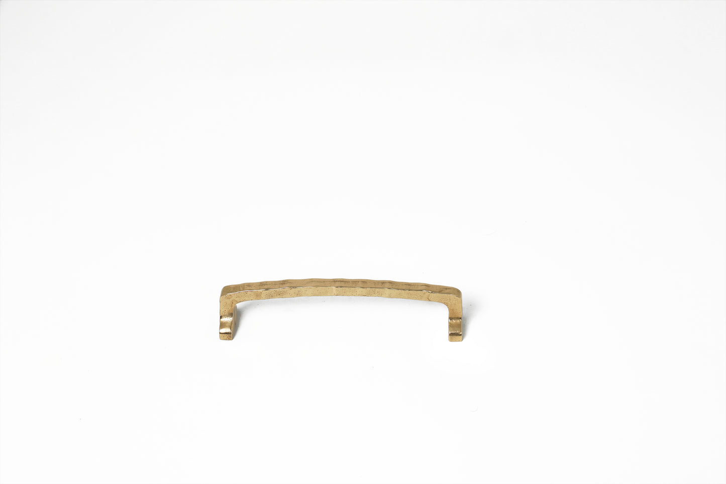Faceted Textured Brass Drawer Pull – Geometric Solid Brass Handle in 4 Sizes | The Bespoke Crafts
