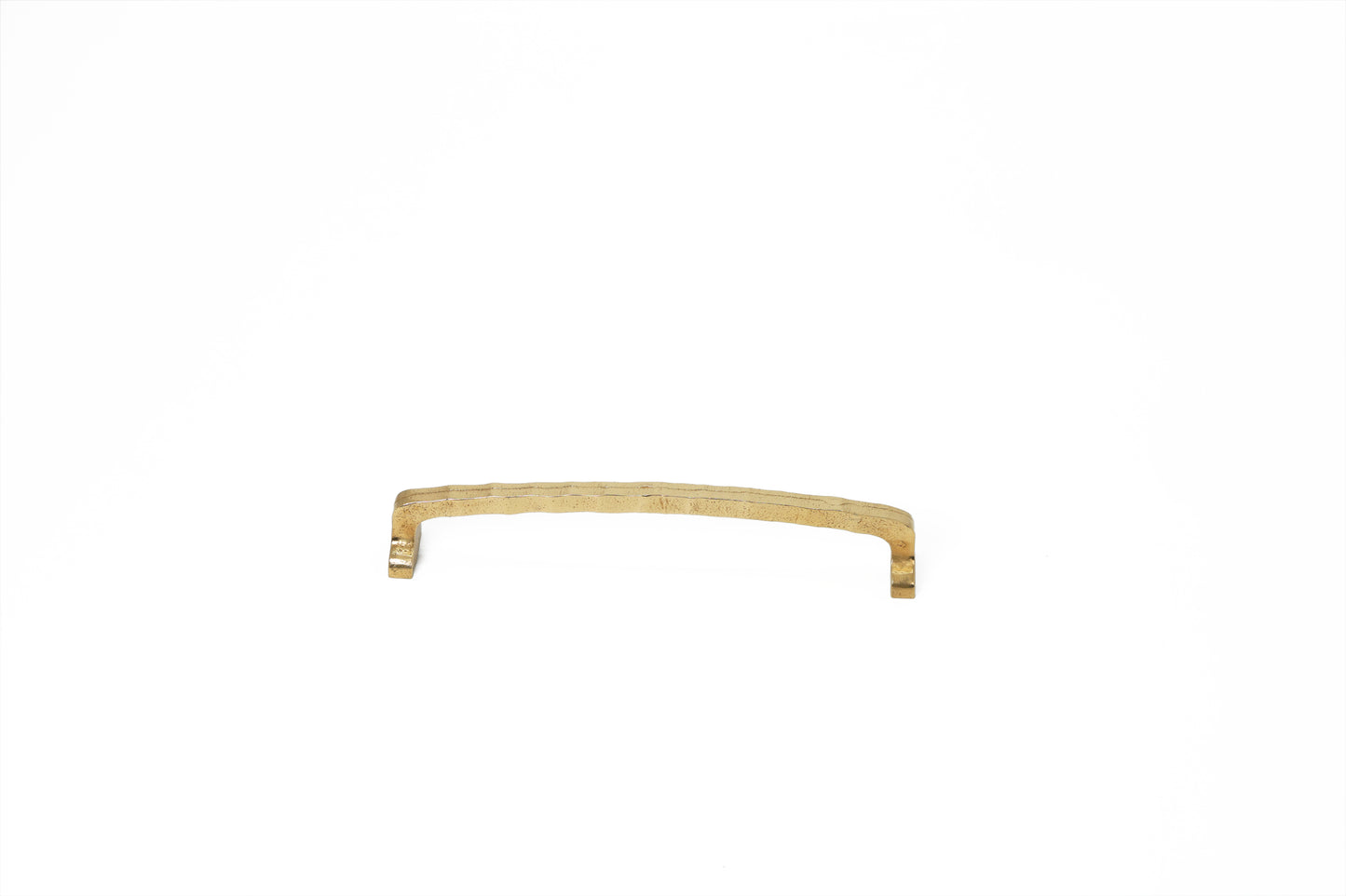Faceted Textured Brass Drawer Pull – Geometric Solid Brass Handle in 4 Sizes | The Bespoke Crafts