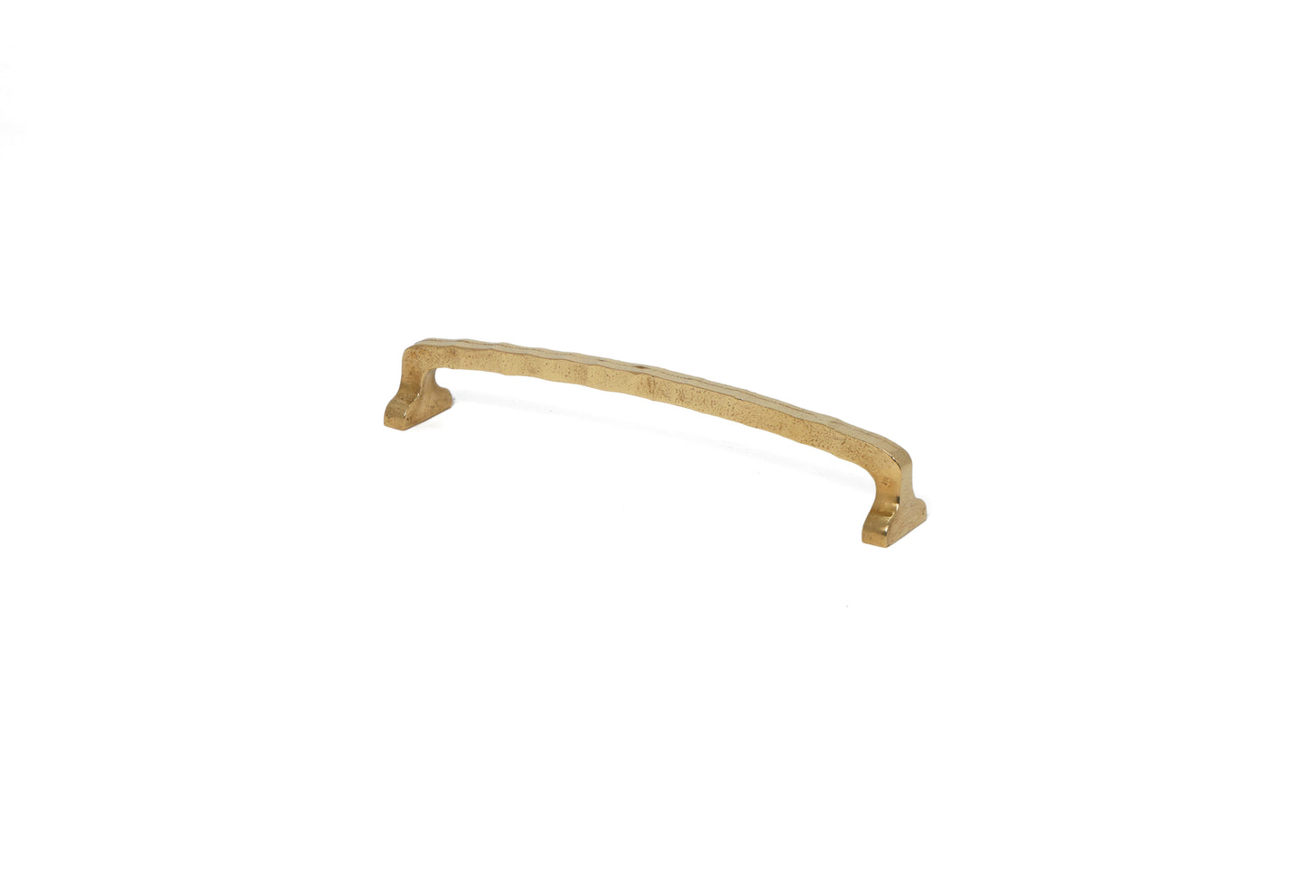 Faceted Textured Brass Drawer Pull – Geometric Solid Brass Handle in 4 Sizes | The Bespoke Crafts