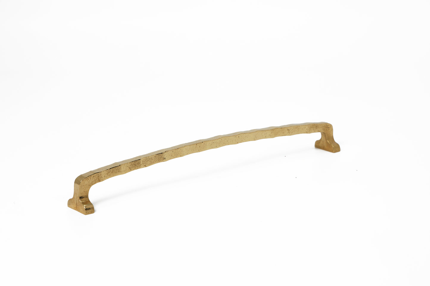 Faceted Textured Brass Drawer Pull – Geometric Solid Brass Handle in 4 Sizes | The Bespoke Crafts