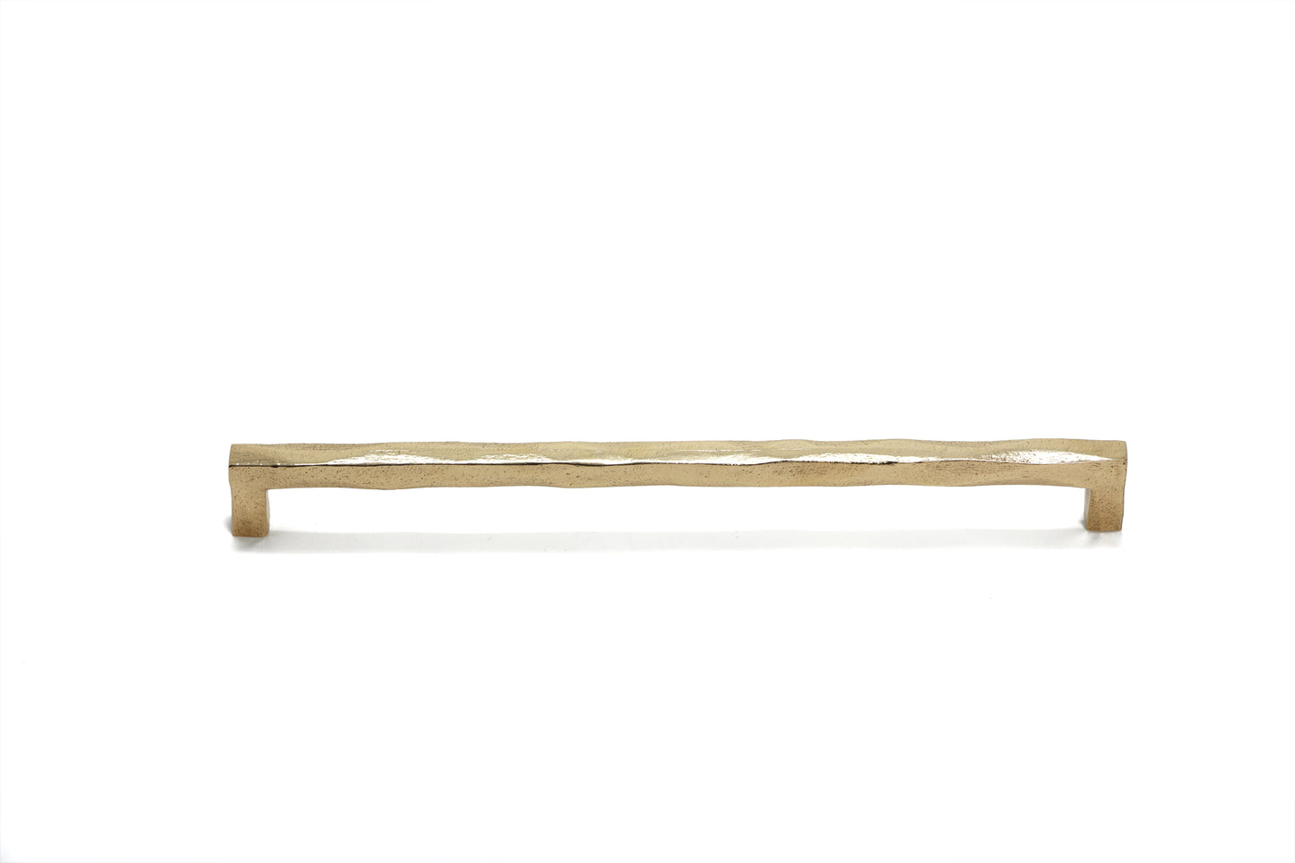 Handmade Square Wabi-Sabi Handle – Imperfectly Beautiful Brass Pull in 5 Sizes | The Bespoke Crafts
