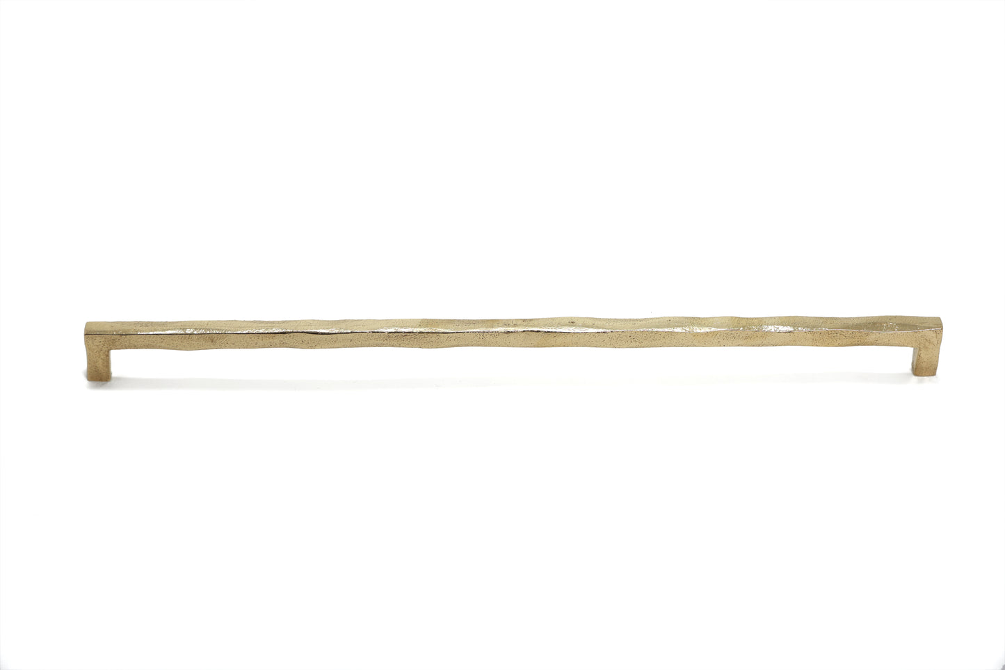 Handmade Square Wabi-Sabi Handle – Imperfectly Beautiful Brass Pull in 5 Sizes | The Bespoke Crafts