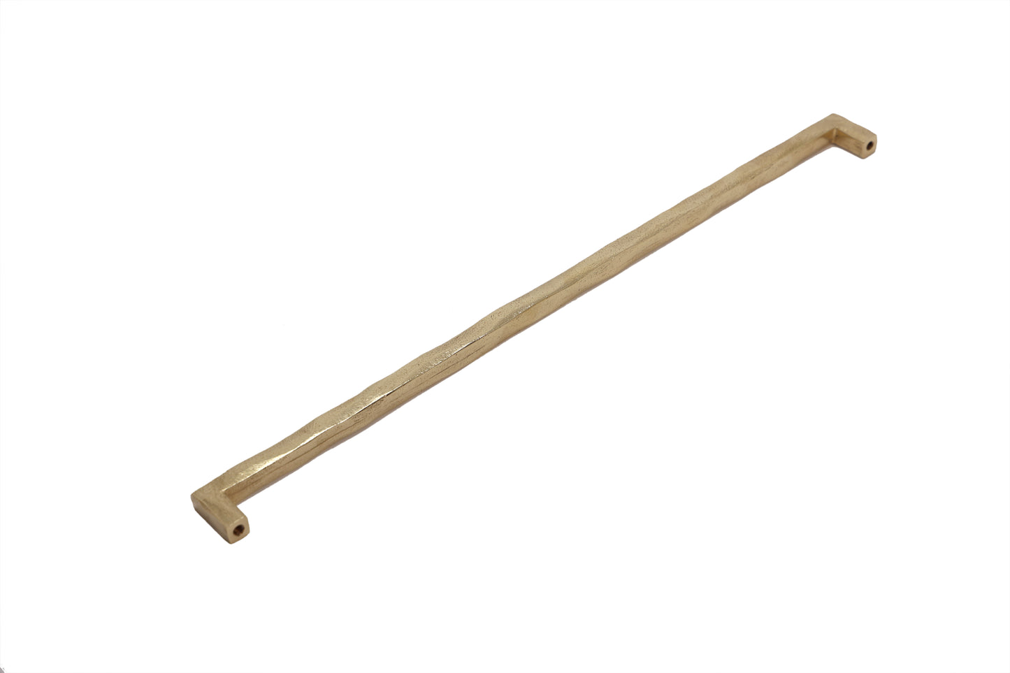 Handmade Square Wabi-Sabi Handle – Imperfectly Beautiful Brass Pull in 5 Sizes | The Bespoke Crafts