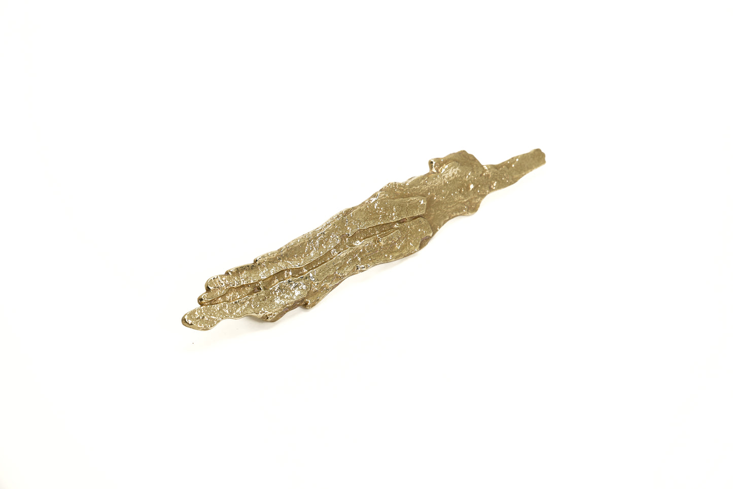 Bark Tree Brass Pull - Sculpted Solid Brass Handle Inspired by Nature’s Form | The Bespoke Crafts