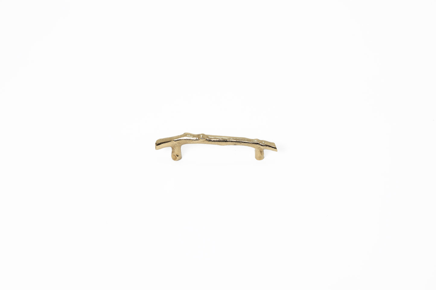 American Hornbeam Brass Pull – Nature-Inspired Textured Handle in 4 Sizes | The Bespoke Crafts