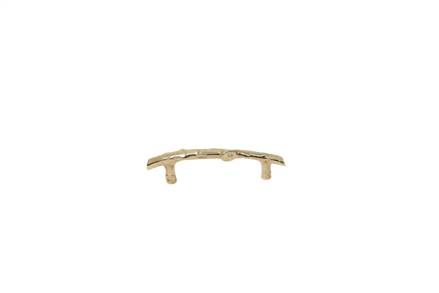 American Hornbeam Brass Pull – Nature-Inspired Textured Handle in 4 Sizes | The Bespoke Crafts