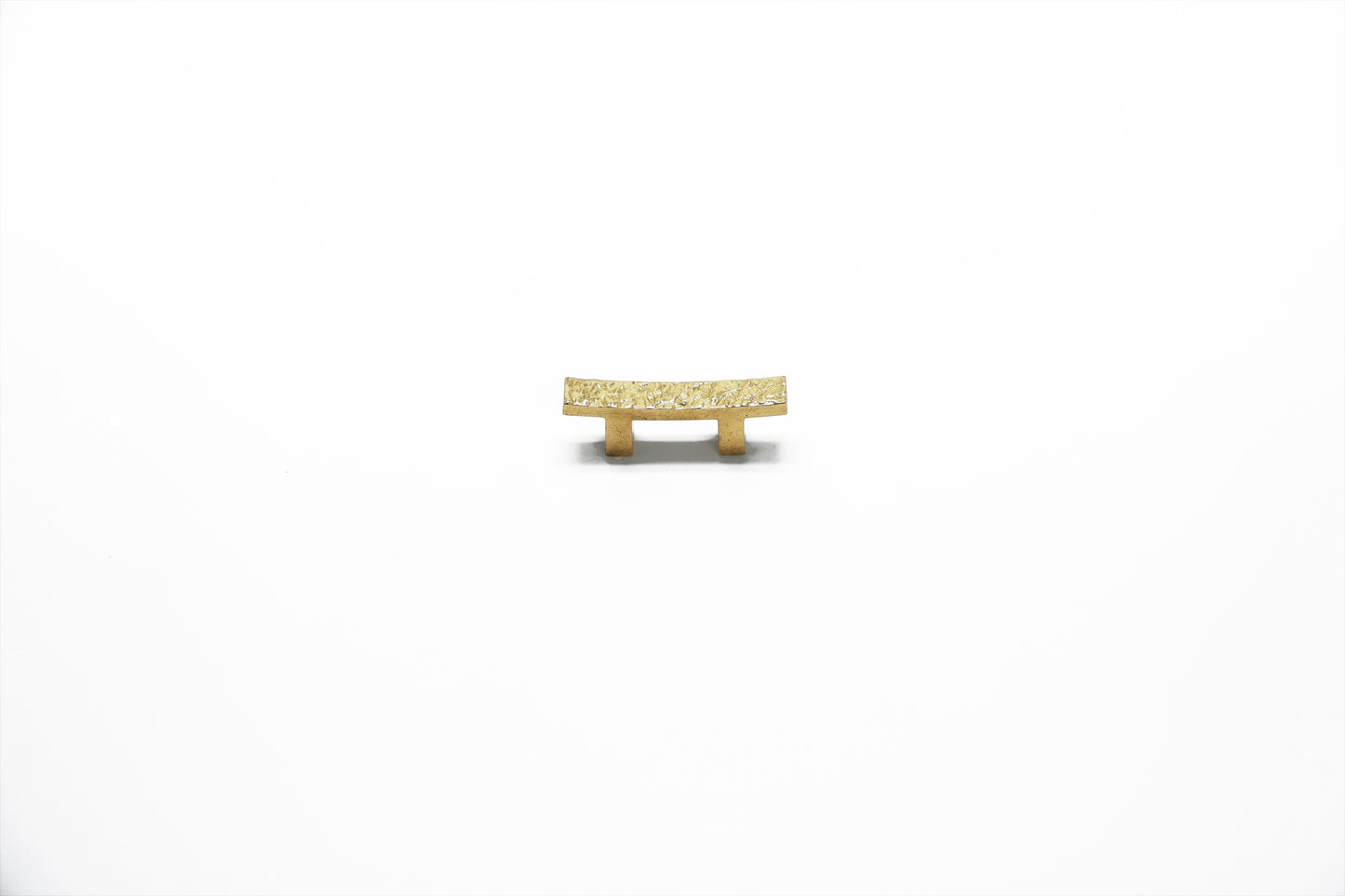 Keepsake Brass Pull – Foil-Layered Textured Solid Brass Handle in Three Sizes | The Bespoke Crafts