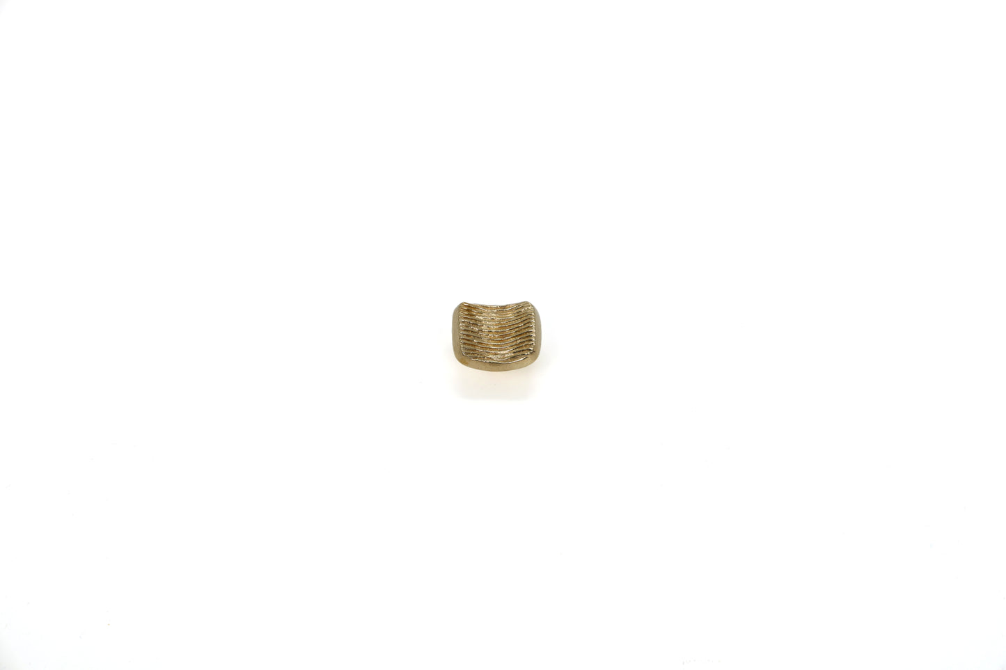 Brass Helix Square Knob – Twisted Layered Brass Cabinet Knob with Geometric Form | The Bespoke Crafts
