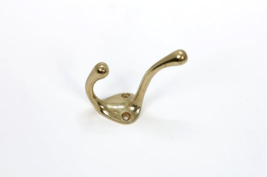 Arc Duo Brass Hook – Modern Twin-Hook Accent