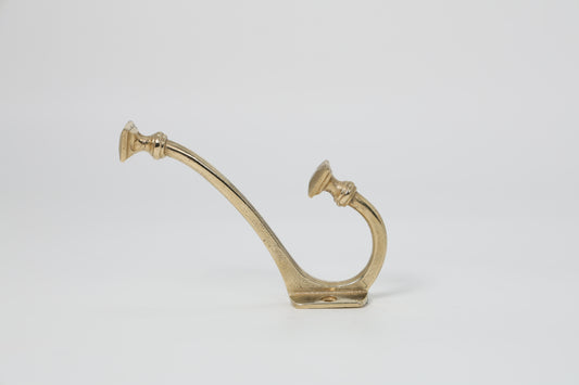 Elevate Brass Wall Hook – Sculptural Elegance