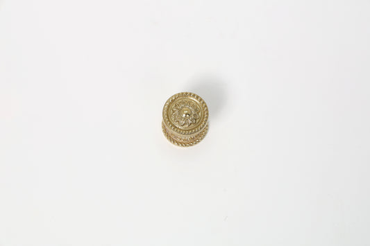 Regalia Bloom Brass Knob – Classic Ornamental Charm in Solid Brass