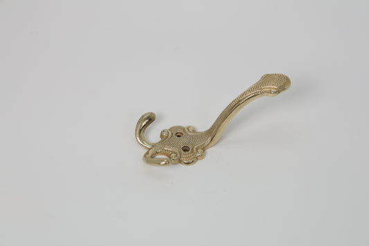 Brass DuoWall Hook – Contemporary Double-Hook Design