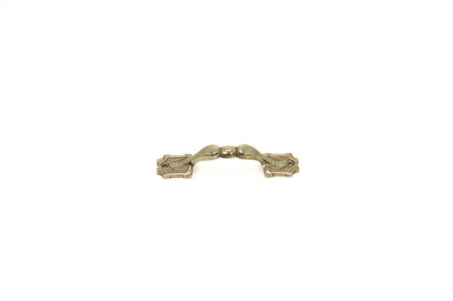Compact Brass Cabinet Pull – Minimalist Style in a Small Form