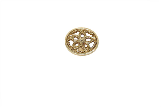 Florencia Brass Knob – Ornate Filigree in Regal Brass