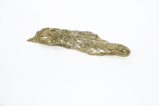Oakbark Detail Pull – Brass Cabinet Handle | The Bespoke Crafts