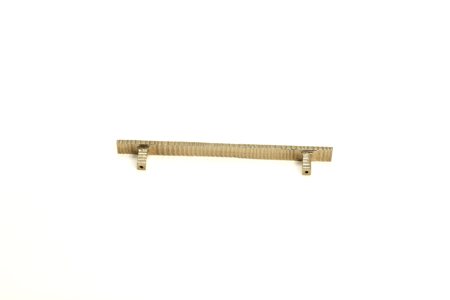 Ribbed Metallic Brass Drawer Pull – Timeless Texture in Five Sizes