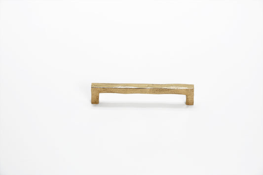 Handmade Square Wabi-Sabi Handle – Imperfectly Beautiful Brass Pull in 5 Sizes | The Bespoke Crafts