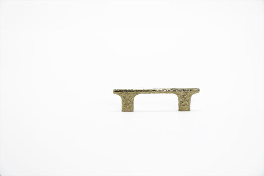 Crystal Sand Brass Pull – Textured Solid Brass Handle in 4 Sizes | The Bespoke Crafts
