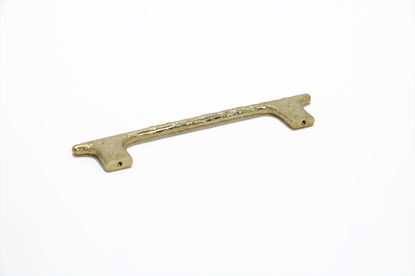 Crystal Sand Brass Pull – Textured Solid Brass Handle in 4 Sizes | The Bespoke Crafts