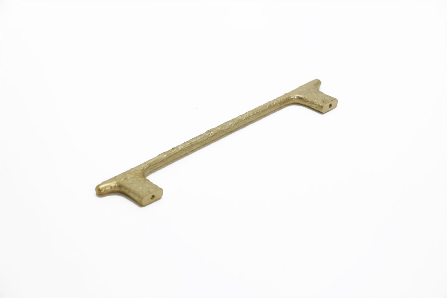 Crystal Sand Brass Pull – Textured Solid Brass Handle in 4 Sizes | The Bespoke Crafts