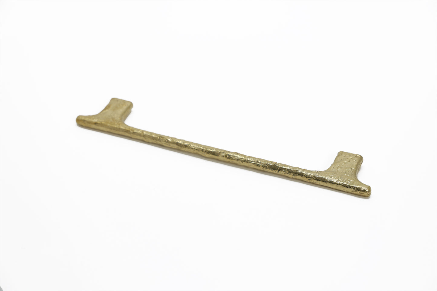 Crystal Sand Brass Pull – Textured Solid Brass Handle in 4 Sizes | The Bespoke Crafts