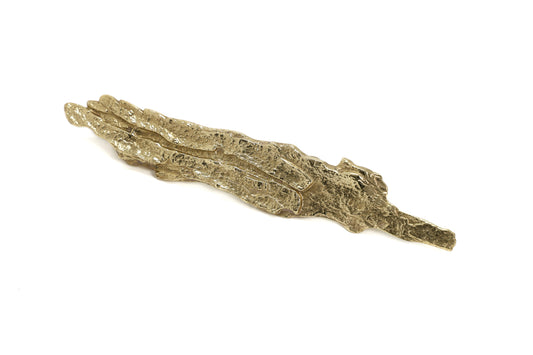 Bark Tree Brass Pull - Sculpted Solid Brass Handle Inspired by Nature’s Form | The Bespoke Crafts