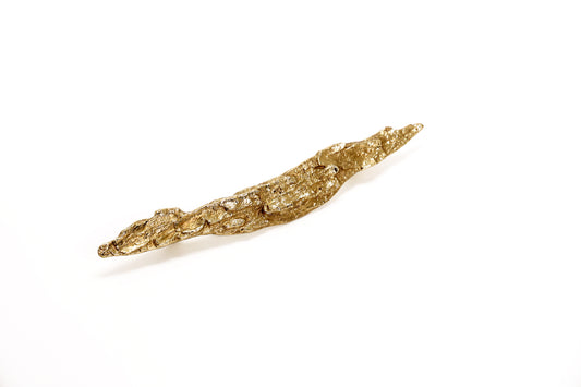 Natures Gold Brass Pull – Sculpted Solid Brass Handle Inspired by Nature’s Form | The Bespoke Crafts