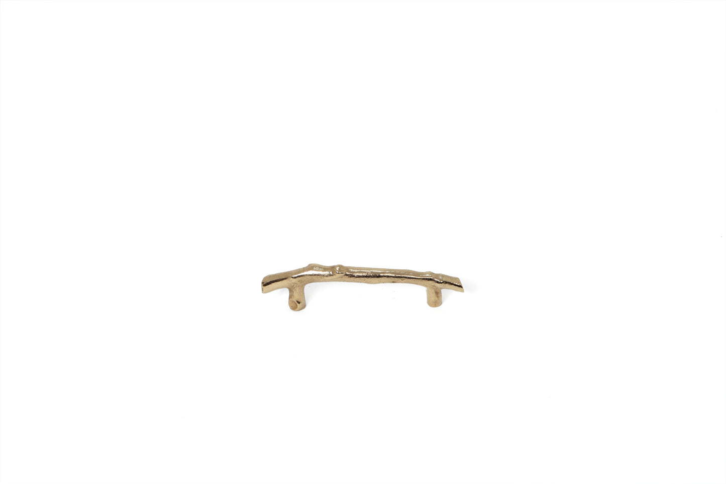 American Hornbeam Brass Pull – Nature-Inspired Textured Handle in 4 Sizes | The Bespoke Crafts