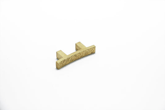 Keepsake Brass Pull – Foil-Layered Textured Solid Brass Handle in Three Sizes | The Bespoke Crafts