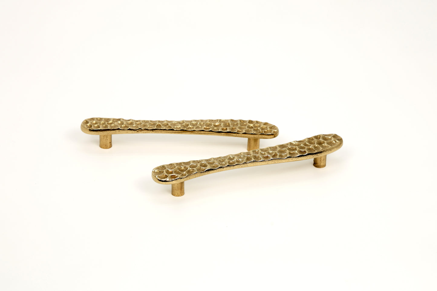 The Twin Casts – Pair of Left & Right Solid Brass Cabinet Pulls | The Bespoke Crafts