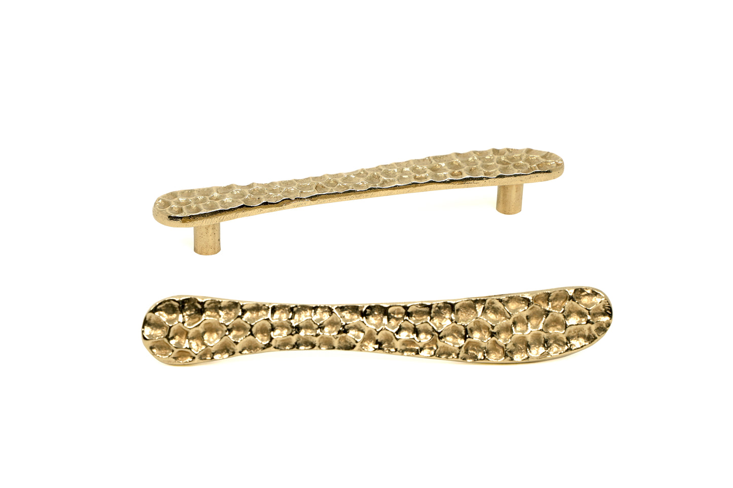 The Twin Casts – Pair of Left & Right Solid Brass Cabinet Pulls | The Bespoke Crafts