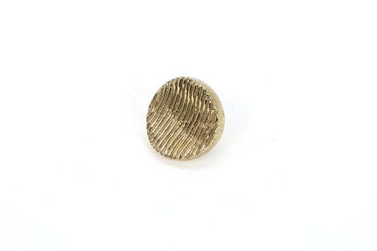 Brass Bloom Knob – Layered Round Solid Brass Cabinet Knob | The Bespoke Crafts