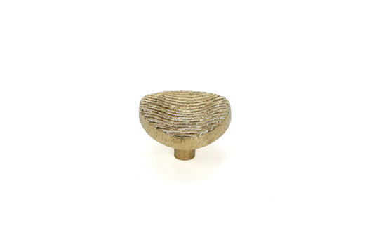 Brass Bloom Knob – Layered Round Solid Brass Cabinet Knob | The Bespoke Crafts