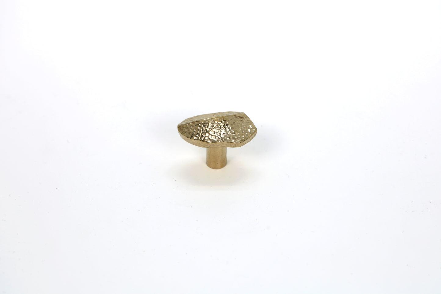 HexaStone Brass Knob – Honeycomb Textured Cabinet Knob in Solid Brass | The Bespoke Crafts