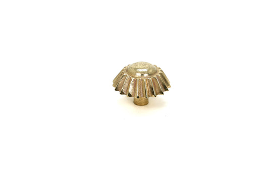 Mech Brass Knob – Industrial Solid Brass Knob with Mechanical Detailing | The Bespoke Crafts