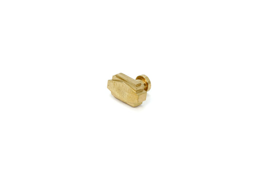 Helix Touch Brass Knob – Solid Brass Cabinet Knob for Contemporary Interiors | The Bespoke Crafts