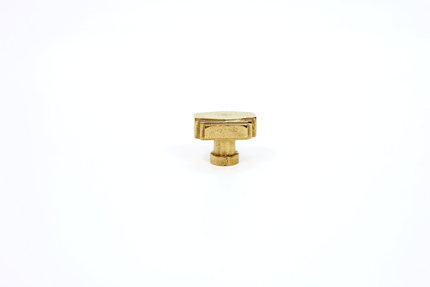 Helix Touch Brass Knob – Solid Brass Cabinet Knob for Contemporary Interiors | The Bespoke Crafts