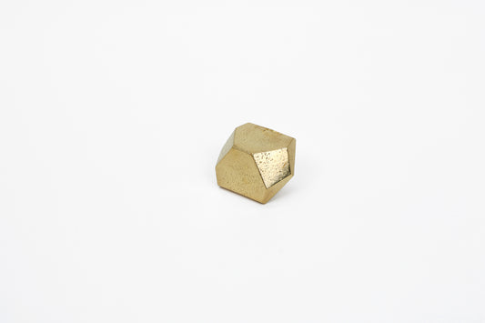 Curved Spire Brass Knob – Elegant Tapered Cabinet Pull for Drawers & Wardrobes | The Bespoke Crafts
