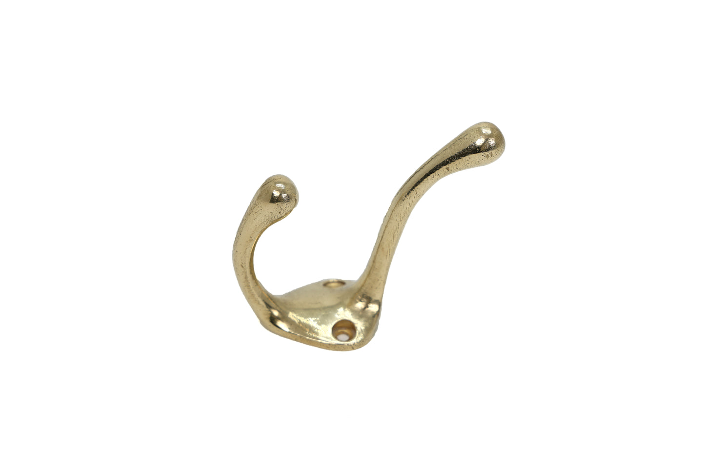 Arc Duo Brass Hook – Modern Twin-Hook Accent