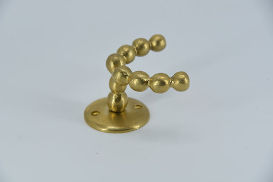 TOWEL HOOK HANGER-DUAL-PEBBLE-BSH019